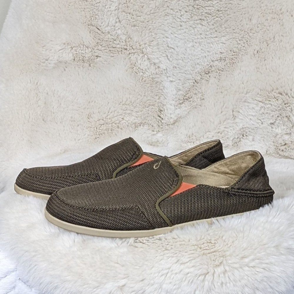 Olukai size 10 Waialua Mesh Slip On Loafer Shoes